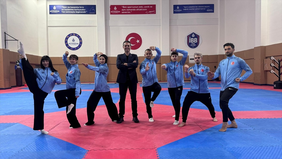 Tekvando Federasyonu Başkanı Tanrıkulu'dan Poomsae Milli Takımı'na Destek Ziyareti