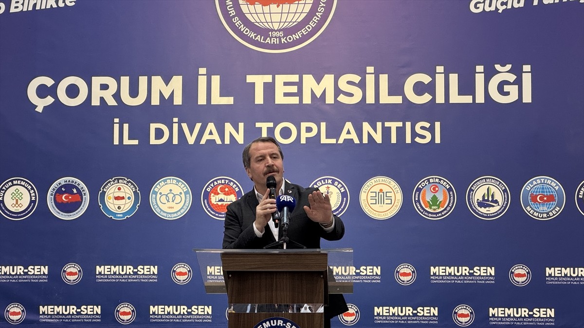 Memur-Sen Genel Başkanı Yalçın: Toplu Sözleşme Sistemi Tıkanmış Durumda