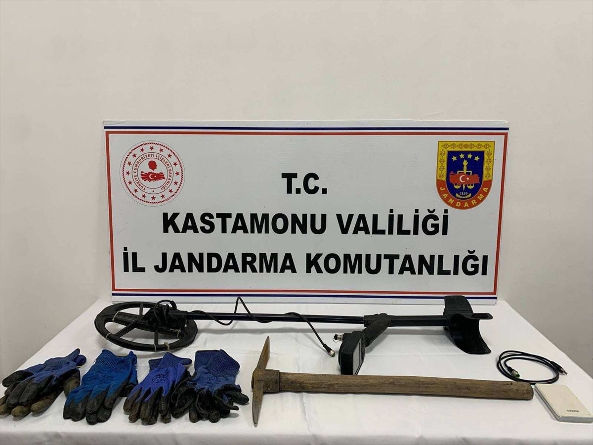 Kastamonu'da Kaçak Kazı Operasyonu