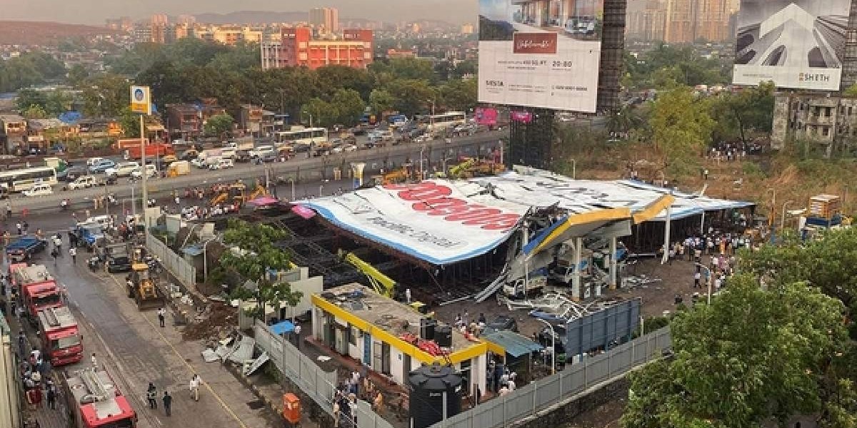 reklam panosu kazası