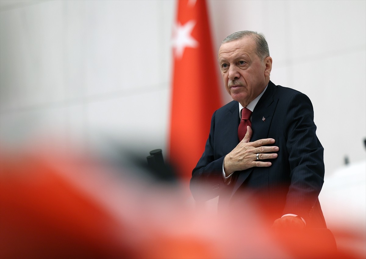 Cumhurbaşkanı Recep Tayyip Erdoğan, TBMM 28. Dönem 3. Yasama Yılı Açılışı dolayısıyla Meclis Genel...