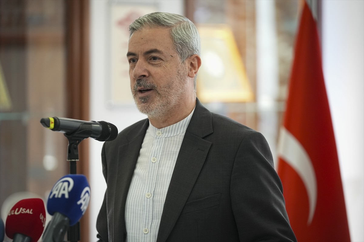 Ankara'da, İran'ın Ankara Büyükelçiliği Kültür Müsteşarlığınca Gazze halkına destek amacıyla...