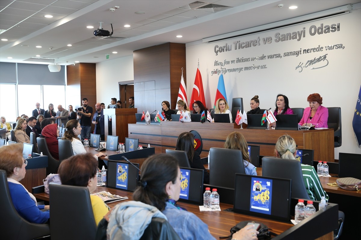 Tekirdağ'ın Çorlu ilçesinde, Türkiye, Kuzey Kıbrıs Türk Cumhuriyeti (KKTC) ve Azerbaycan iş...